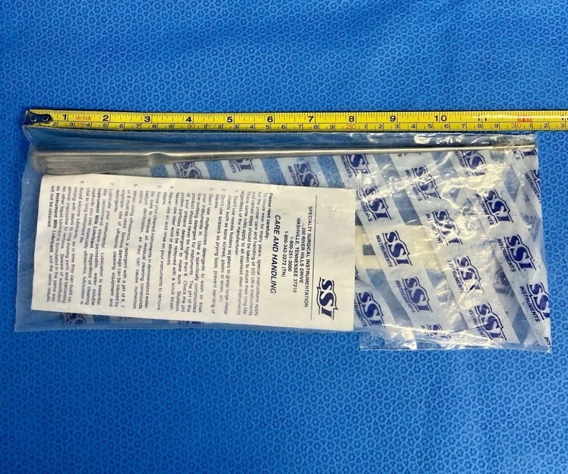 SSI ULTRA 57-4852 Lumber Intervertebral Curette Size 00 Straight 12" — photo 9