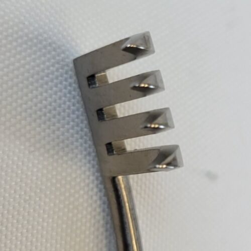 JARIT 205-200 Adson Cerebellar Retractor 4x4 Sharp Teeth — photo 3