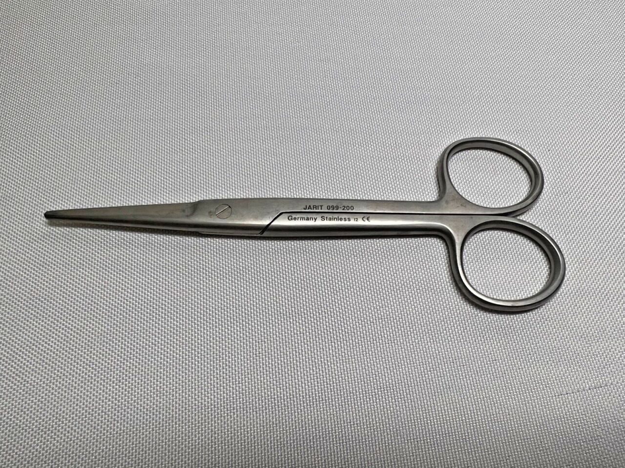 JARIT 099-200 Straight Mayo Scissors, Jaw Length 43mm X Jaw Width 3.25mm — photo 1