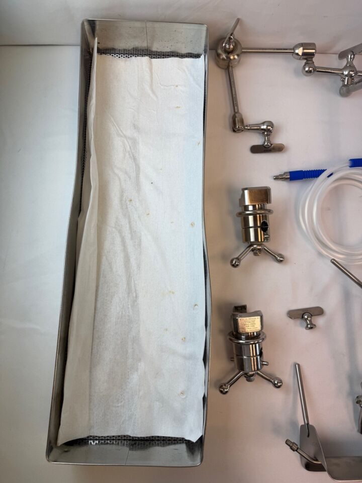 VARIOUS Automated Medical Iron Intern Octopus 72 Piece Automated Medical Iron Intern Octopus Single & Hydra Double Arm Retractor System w/ Trays — photo 2