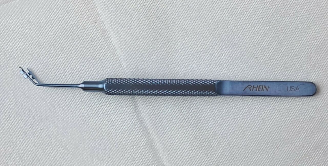 RHEIN 05-2342 Foldable Lens Loading Forceps Titanium — photo 2