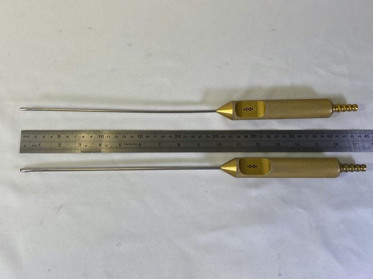 4 Piece w Toomey Connection & Thumb Holes 3 Hole Spatula Cannula — photo 10