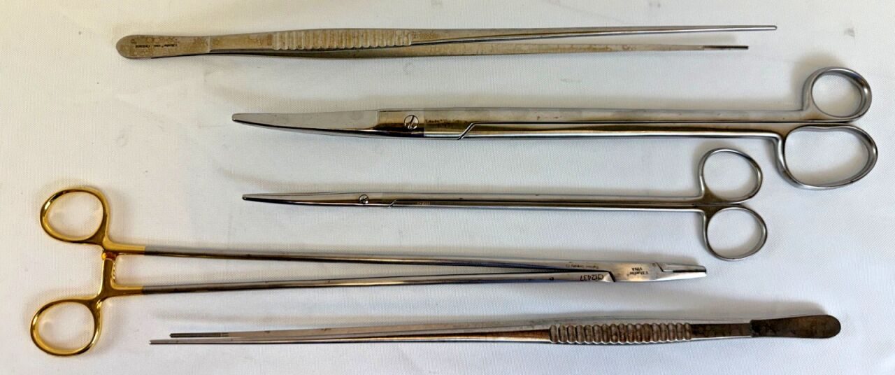 V. MUELLER Extra Long 13 Piece Instrument Set w/ Genesis CD2-5B Case — photo 2