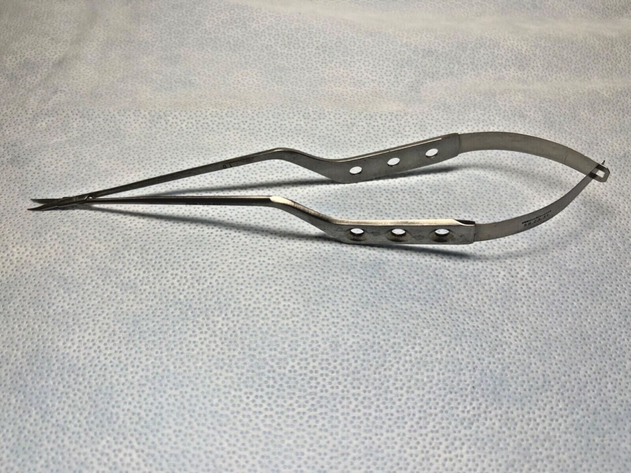 MEDICON 59.23.31 Vannas Curved Bayonet Micro Scissors 9"