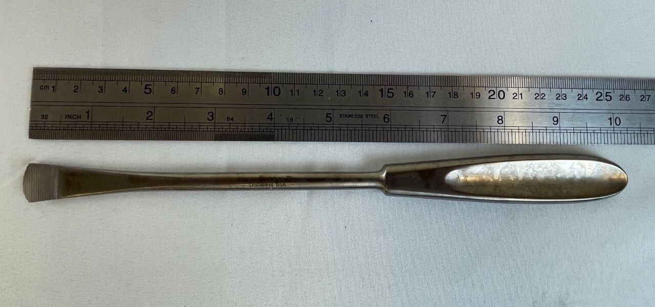 LIFE INSTRUMENTS 724-1012-0 AuFranc Elevator 10" Serrated Bottom Neuro Spine — photo 7