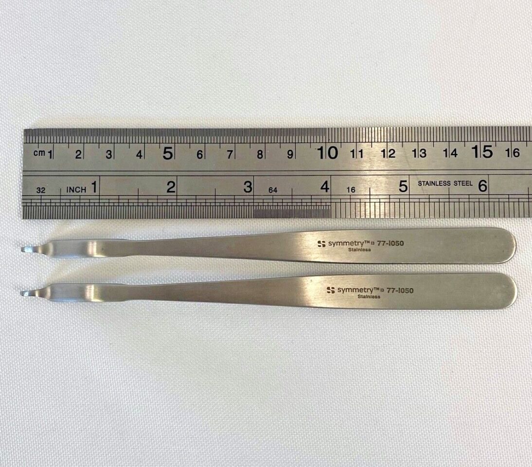SYMMETRY SURGICAL 77-1050 Pair of Mini Hohmann Retractors 6mm X 160mm Orthopedic Trauma — photo 7