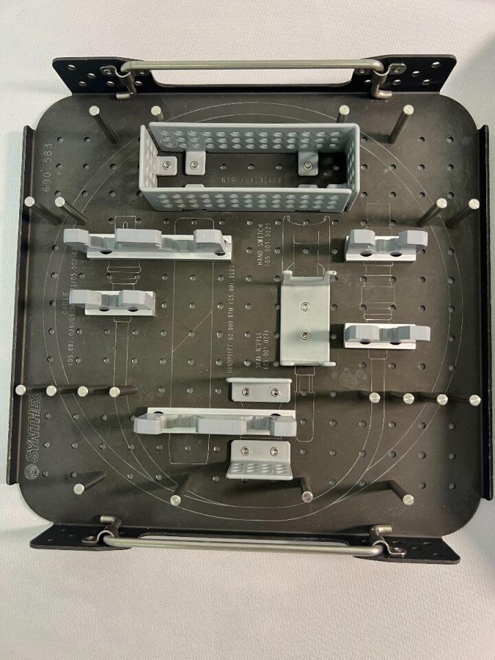 SYNTHES Various Neuro Fixation System Sterilization Tray — photo 3