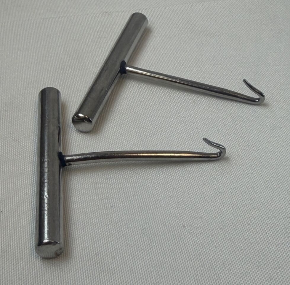 SKLAR  Pair of Gigli Saw Solid T-Handles Orthopedic Neurology — photo 5