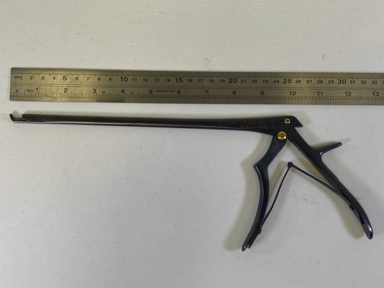 FEHLING NNL-0 Ceramo Coat Ejector Black Kerrison Rongeur 5mm x 10" x 40deg Up Neuro — photo 11