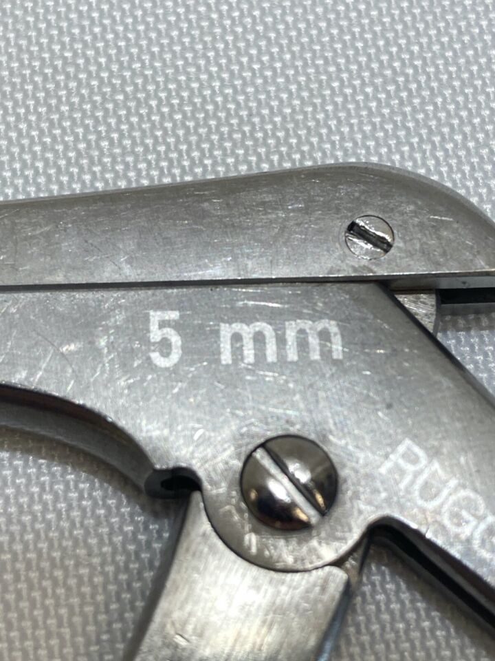 RUGGLES RB4895 Stealth Micro 5mm x 40deg Up x 8" Kerrison Rongeur Spine — photo 2