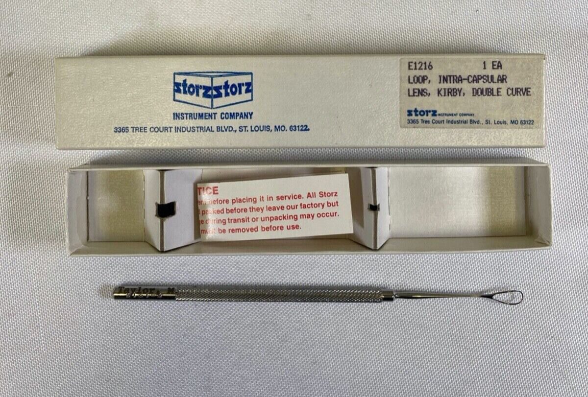 KARL STORZ E1216 Loop Intra Capsular Lens Kirby Double Curve — photo 1