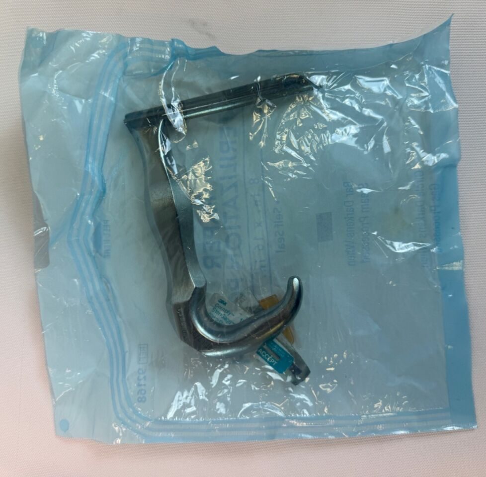 PILLING WECK 52-2002 Holinger Anterior Commissure Laryngoscope Infant 97mm ENT — photo 2