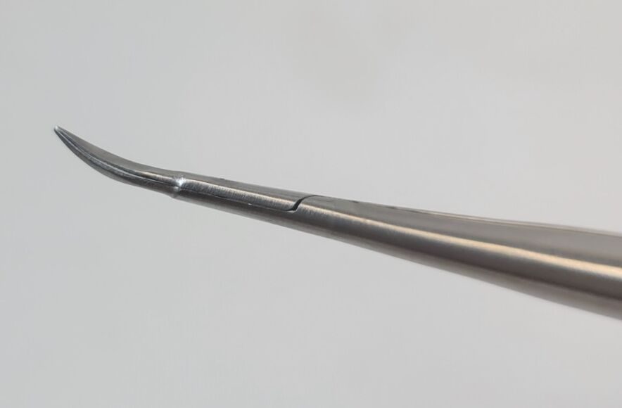 MILLENNIUM SURGICAL 18-SDC15RV Vannas Dissecting Scissors, Curved, Round Handle — photo 9
