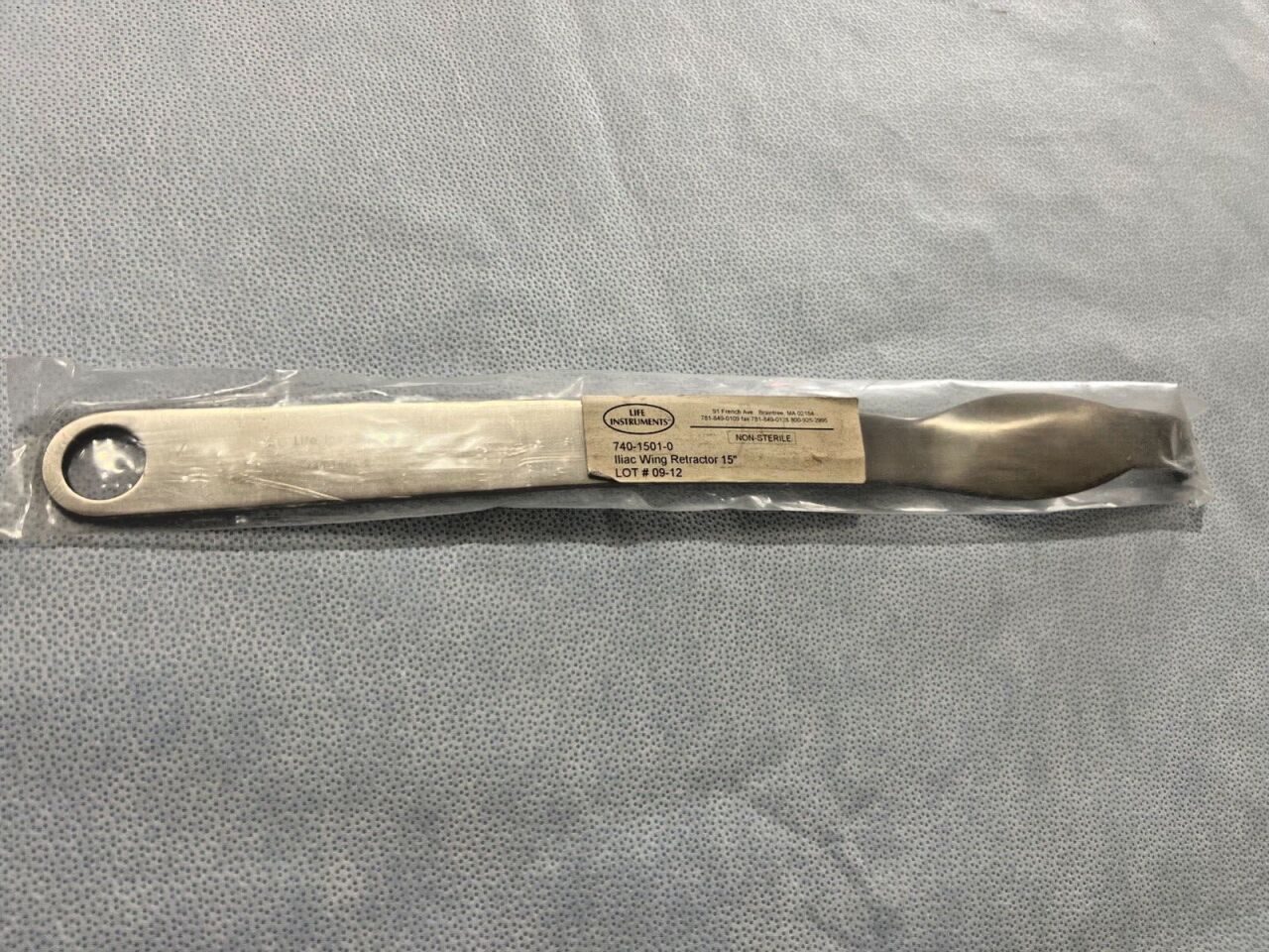 LIFE INSTRUMENTS 740-1501-0 Iliac Wing Retractor 15" Length Orthopedics