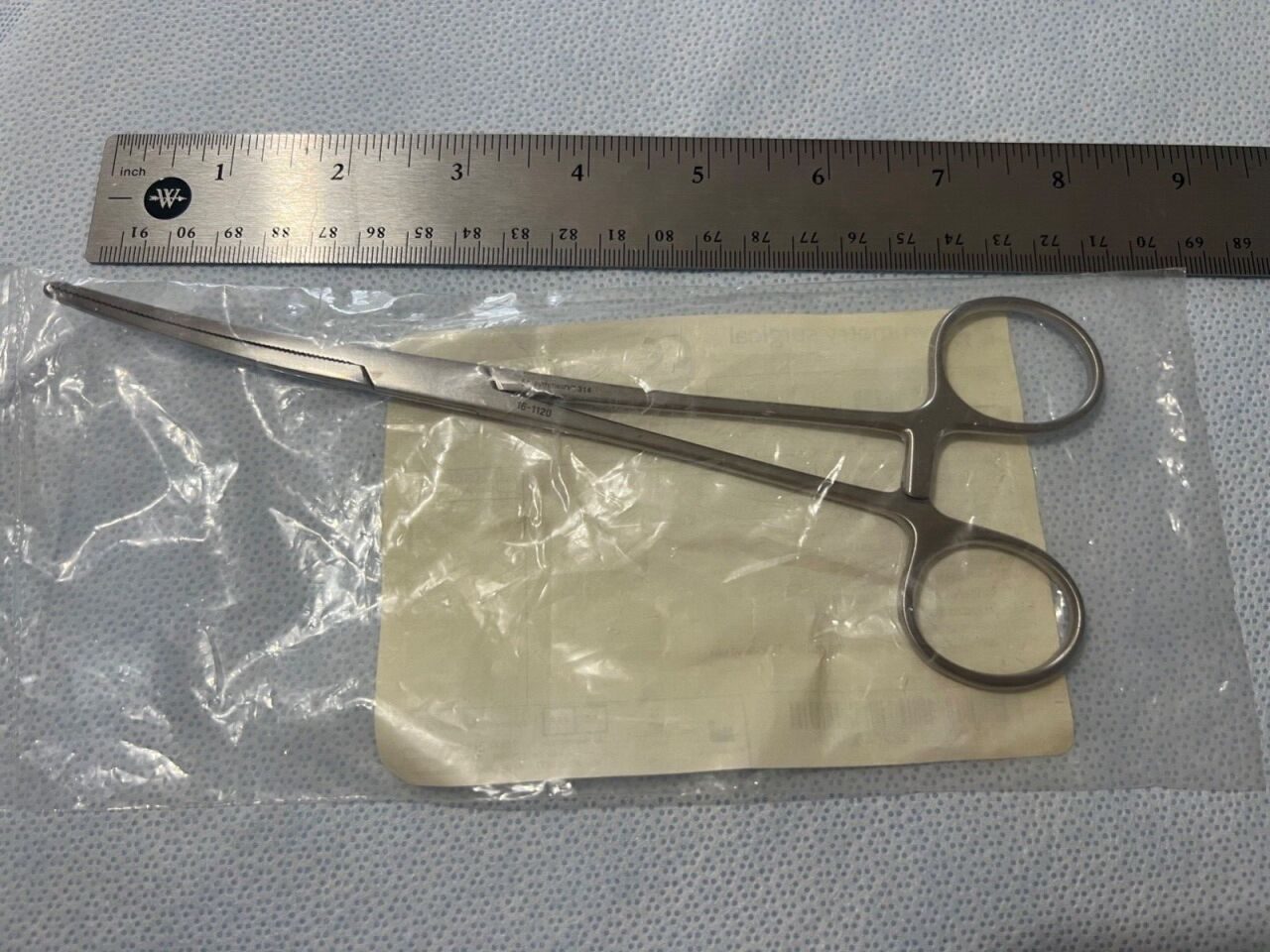 SYMMETRY 16-1120 Rochester-Pean Curved Hemostatic Forceps 8" Length — photo 4