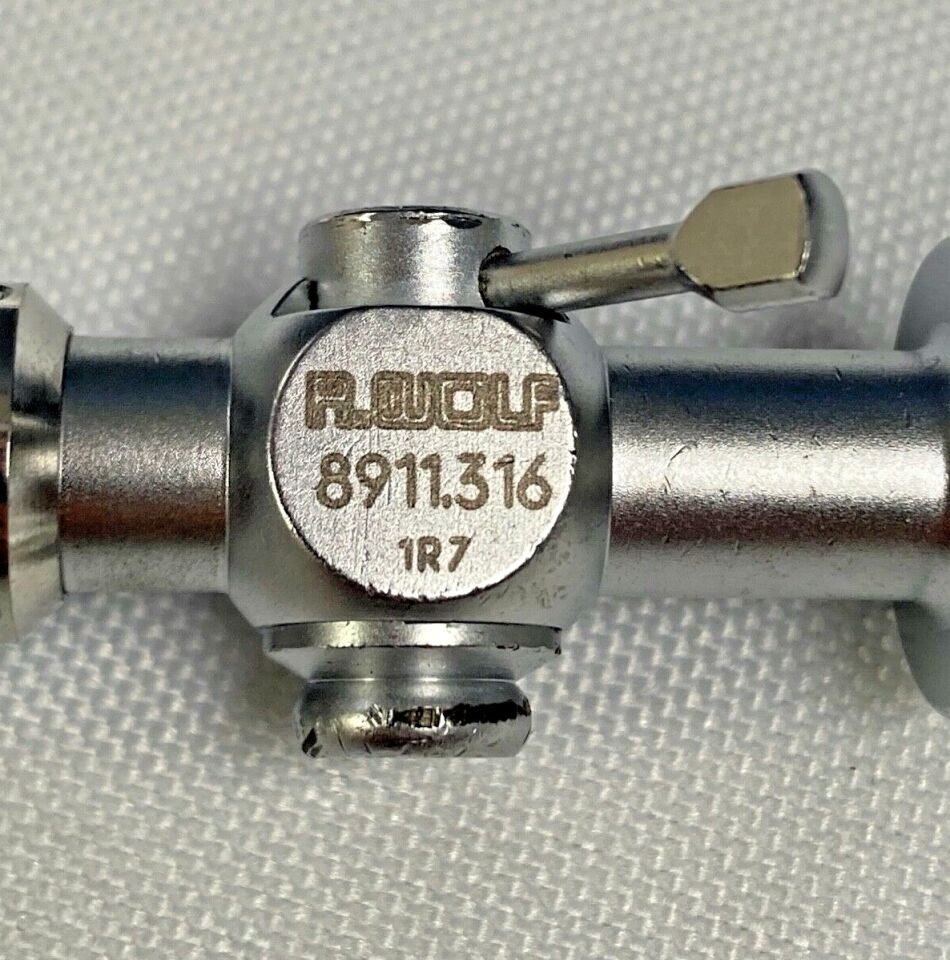 R. WOLF 8911.316  Laparoscopic Adapter Stopcock Assembly Endoscope Attachment — photo 2
