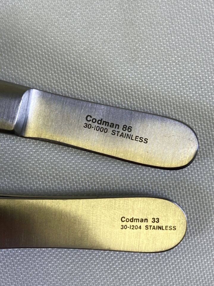 CODMAN 30-1000 & 30-1204 D'Errico Pituitary Forceps Hypophyseal Forcep Set Neuro — photo 2