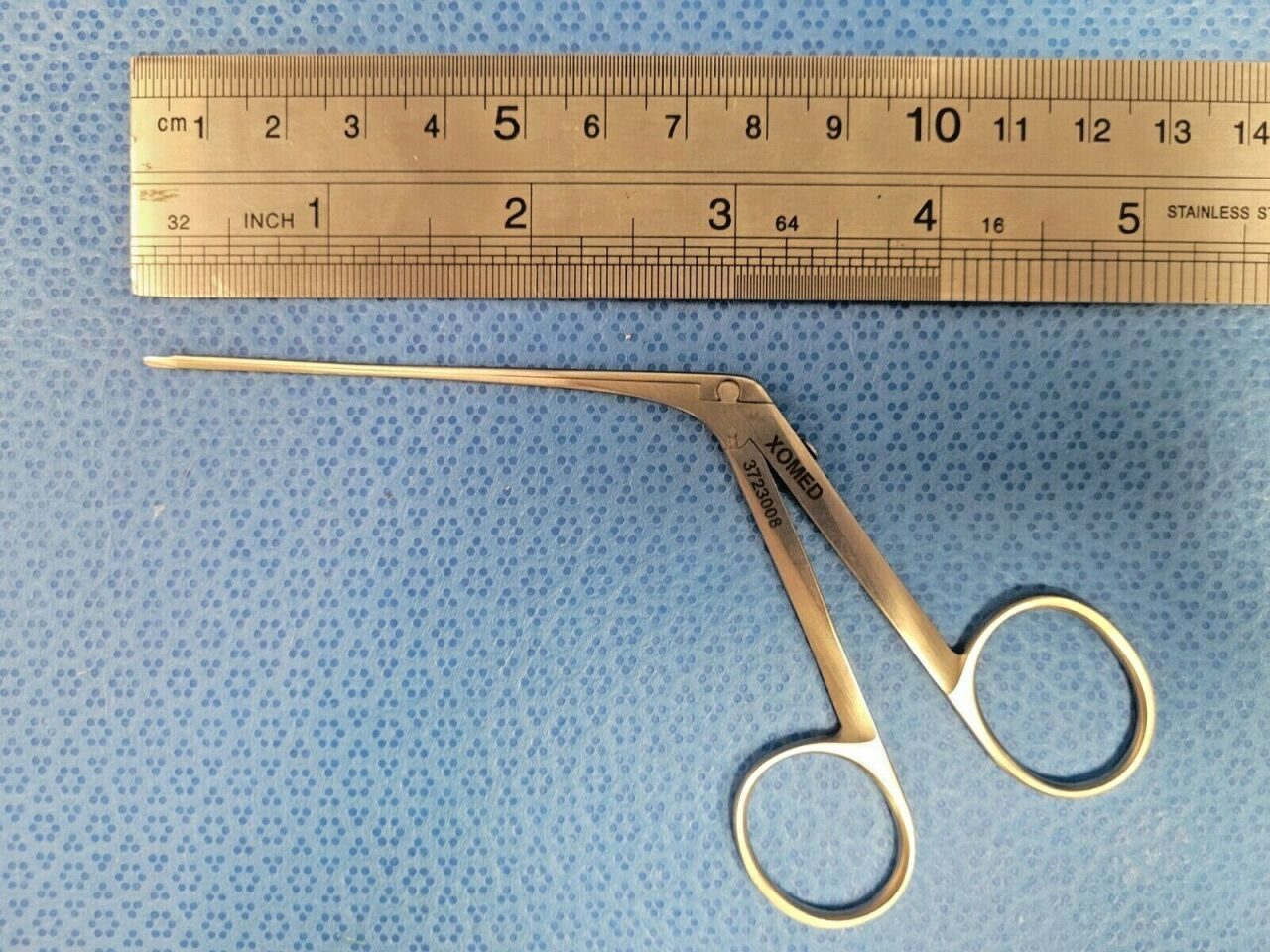 XOMED 3723008 Mini Bellucci Scissors Very Fine 4.5mm x 3.25" Otology — photo 5