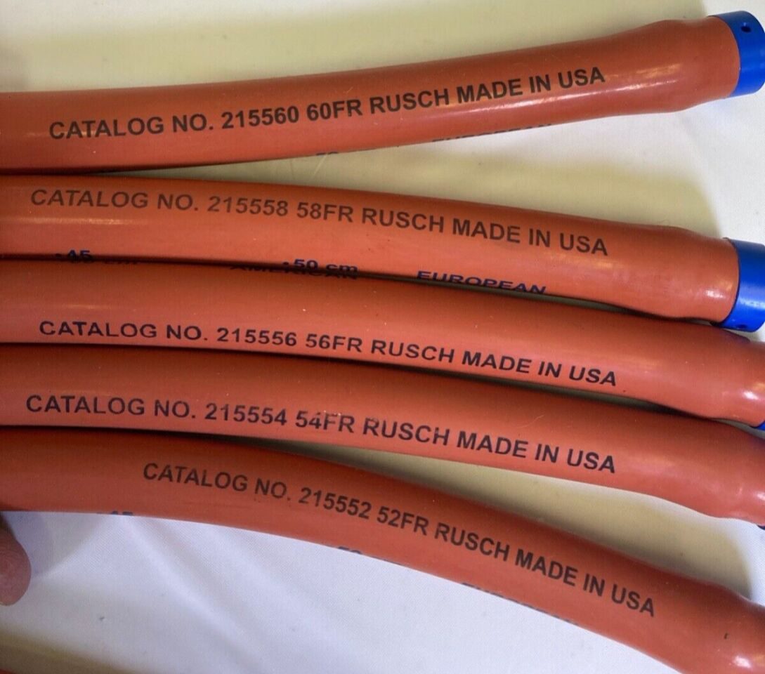 RUSCH TELEFLEX 60mm-44mm Tungsten Set of 9 Maloney Tapered Bougies w/ Tray — photo 2