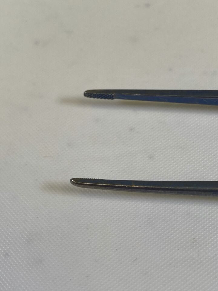 LEIBINGER 64-00116 Titanium 6" Holding Forceps Serrated Jaws Maxillofacial CMF — photo 5