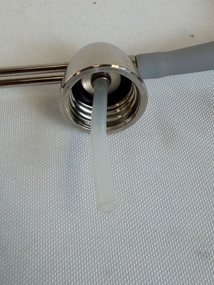 Surgical Powder Blower Urology Glass Jar #3 Rubber Bulb 4.5" Metal Stem — photo 5