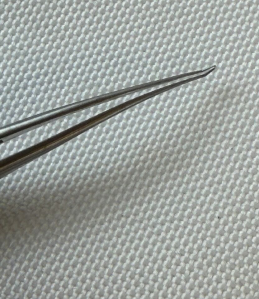 KATENA K5-1500 Colibri Forceps Very Delicate 1x2 0.12mm Teeth Ophthalmic — photo 7