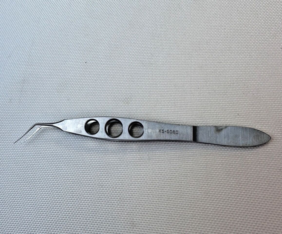 KATENA USA K5-5080 Kraff Capsule Tag Forceps Angled Shafts — photo 2