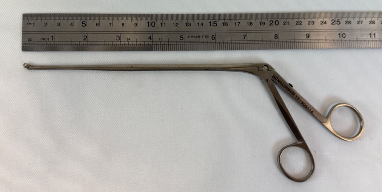 MILLENNIUM SURGICAL 13-505114 Jackson Laryngeal Biopsy Cup Forcep 2mm Upbite ENT — photo 8