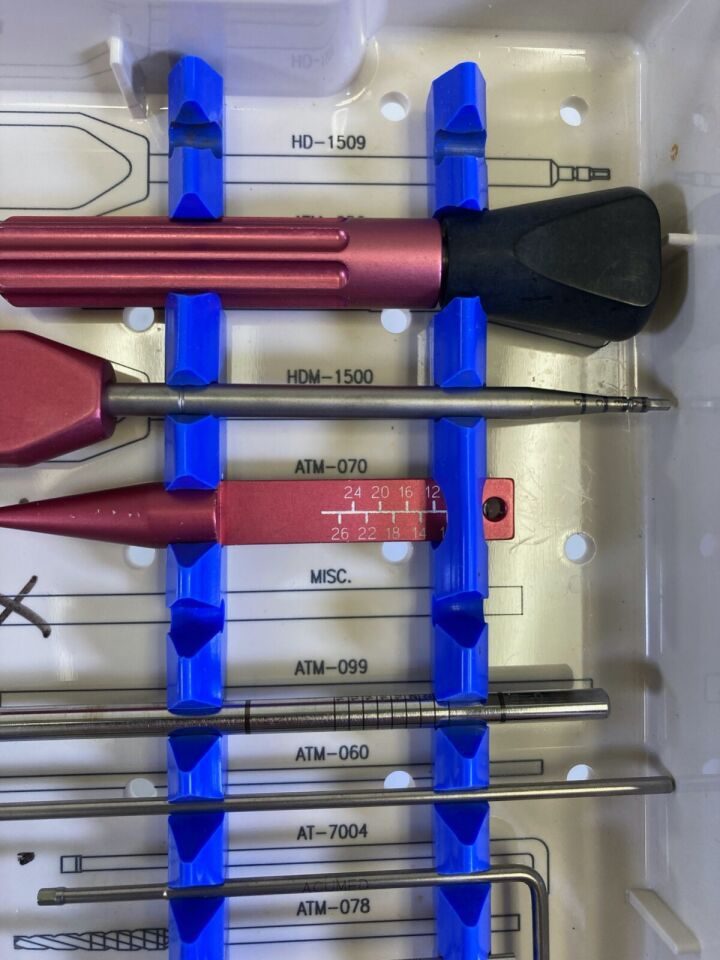 ACUMED ATM-031 Mini Acutrak Instrument Set w/ Sterilization Case — photo 5