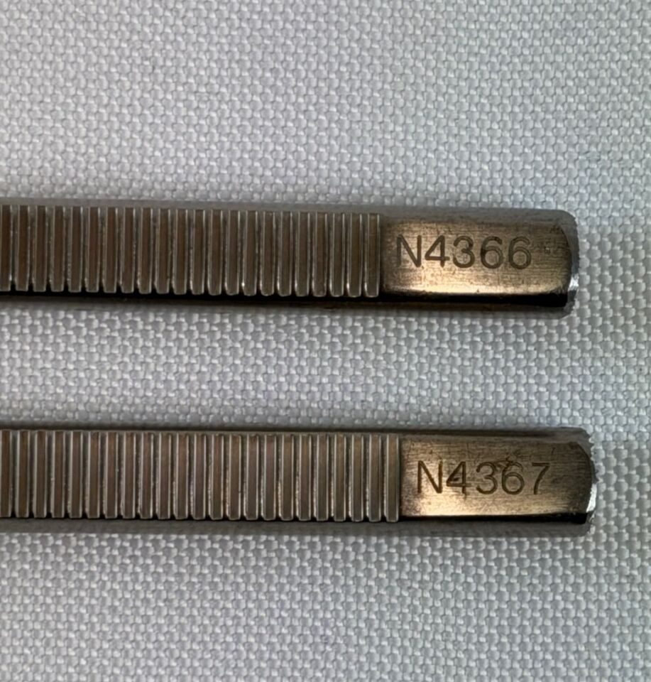 BAUSCH & LOMB N4366 & N4367 Anderson-Neivert L&R 4mm Osteotome ENT Pair — photo 2